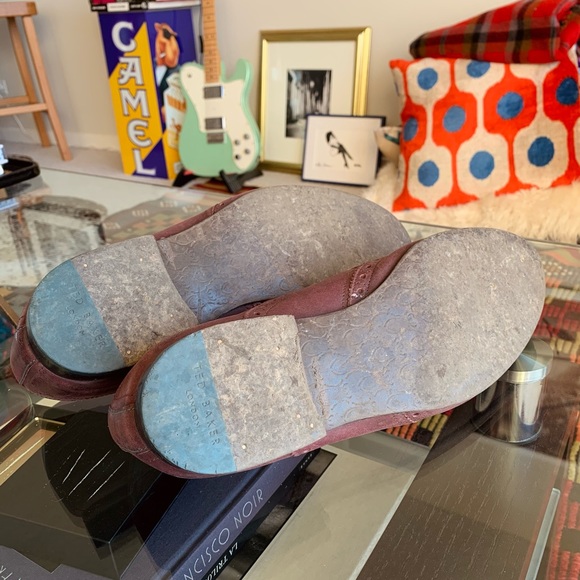 Ted Baker Men’s US 13 Burgundy Oxfords - Picture 7 of 7